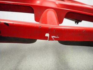 NISSAN ALMERA N16 HB 00-03 ZDERZAK PRZEDNI 13/15 MINIATURA