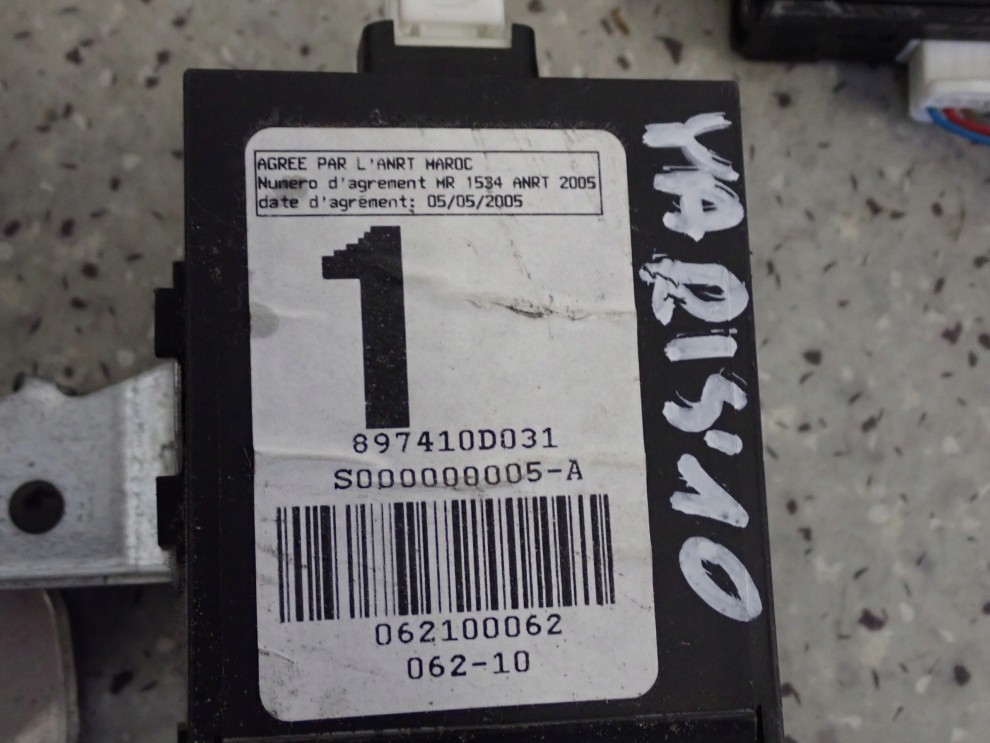 TOYOTA YARIS II 06-11 1.4 D4D ZESTAW STARTOWY KOMPUTER STACYJKA 5/10