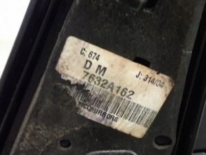 MITSUBISHI COLT 04-08 LUSTERKO PRAWE MANUALNE 4/8 MINIATURA