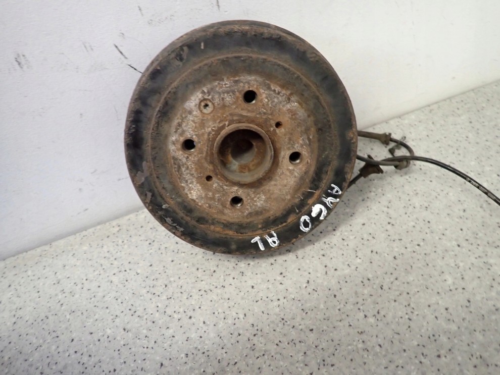 TOYOTA AYGO 05-12 BĘBEN HAMULCOWY TY LEWY TARCZA KOTWICZNA PIASTA SZCZEKI 5/7