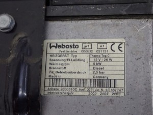 MAZDA 6 MAZDA6 2.0D RF7J 05-08 WEBASTO OGRZEWANIE POSTOJOWE 7/7 MINIATURA