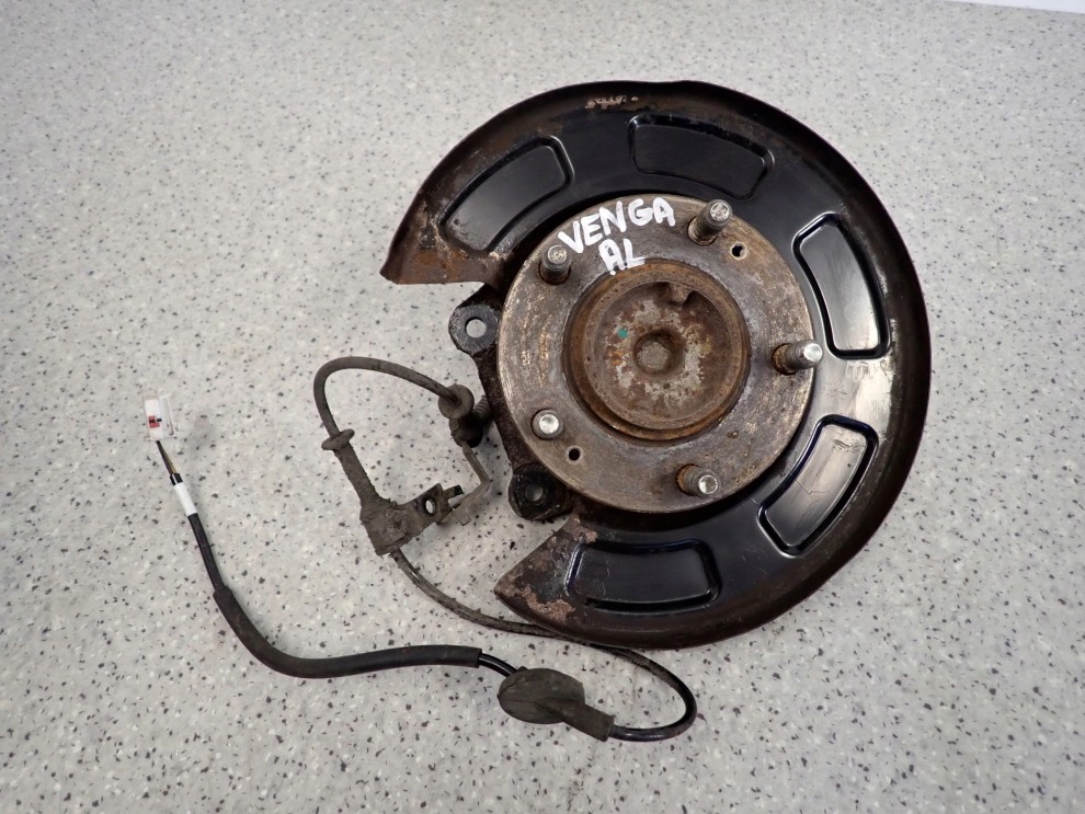 KIA VENGA 09- TARCZA KOTWICZNA ZWROTNICA TYLNA LEWA 1/5