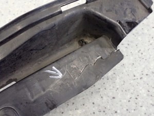 SUZUKI ALTO 5d 09-14 OSŁONA LISTWA SPOILER ZDERZAKA PRZÓD 5/9 MINIATURA