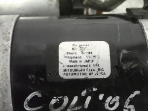 MITSUBISHI COLT CZ3 04- 1.5 DIESEL ROZRUSZNIK 5/5 MINIATURA