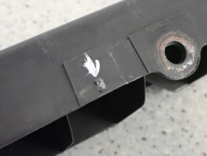 MAZDA 2 MAZDA2 II DE 08- OSŁONA DOLNA ZDERZAKA PRZEDNIEGO 8/8 MINIATURA