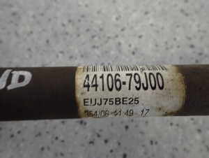 SUZUKI SX4 SEDICI 1.9 DDIS 06-13 PÓŁOŚ TYLNA PRAWA 5/5 MINIATURA