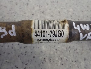 SUZUKI SX4 SEDICI 4WD 1.9 DDIS 06-13 PÓŁOŚ PRZEDNIA PRAWA 4/8 MINIATURA