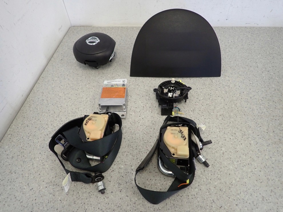 NISSAN MICRA K13 10- PODUSZKI POWIETRZNE SRSY AIRBAGI ZESTAW EUROPA 1/13
