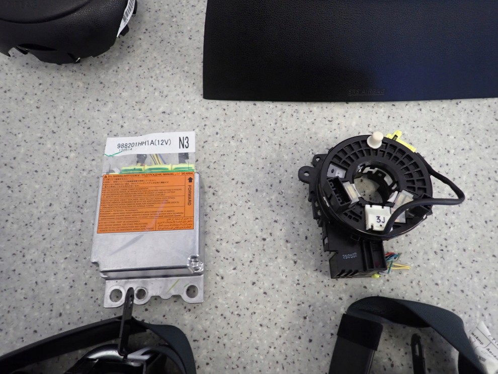 NISSAN MICRA K13 10- PODUSZKI POWIETRZNE SRSY AIRBAGI ZESTAW EUROPA 3/13