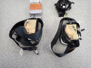 NISSAN MICRA K13 10- PODUSZKI POWIETRZNE SRSY AIRBAGI ZESTAW EUROPA 2/13 MINIATURA