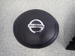 NISSAN MICRA K13 10- PODUSZKI POWIETRZNE SRSY AIRBAGI ZESTAW EUROPA 6/13 MINIATURA