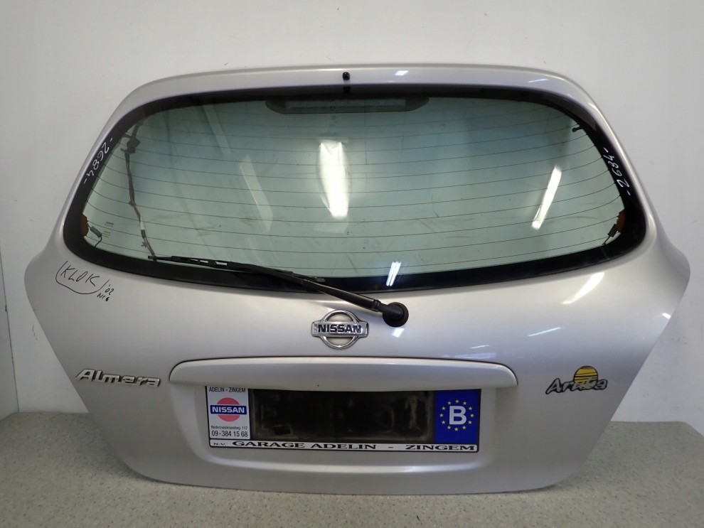 NISSAN ALMERA N16 00-06 KLAPA BAGAŻNIKA SZYBA TYLNA KL0 1/10