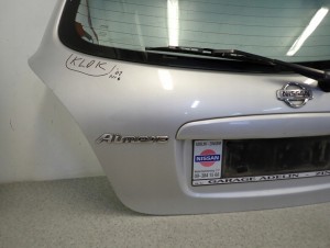 NISSAN ALMERA N16 00-06 KLAPA BAGAŻNIKA SZYBA TYLNA KL0 2/10 MINIATURA