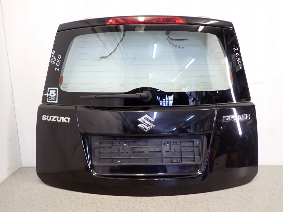 SUZUKI SPLASH 08-14 KLAPA TYLNA BAGAŻNIKA ZCE 1/11