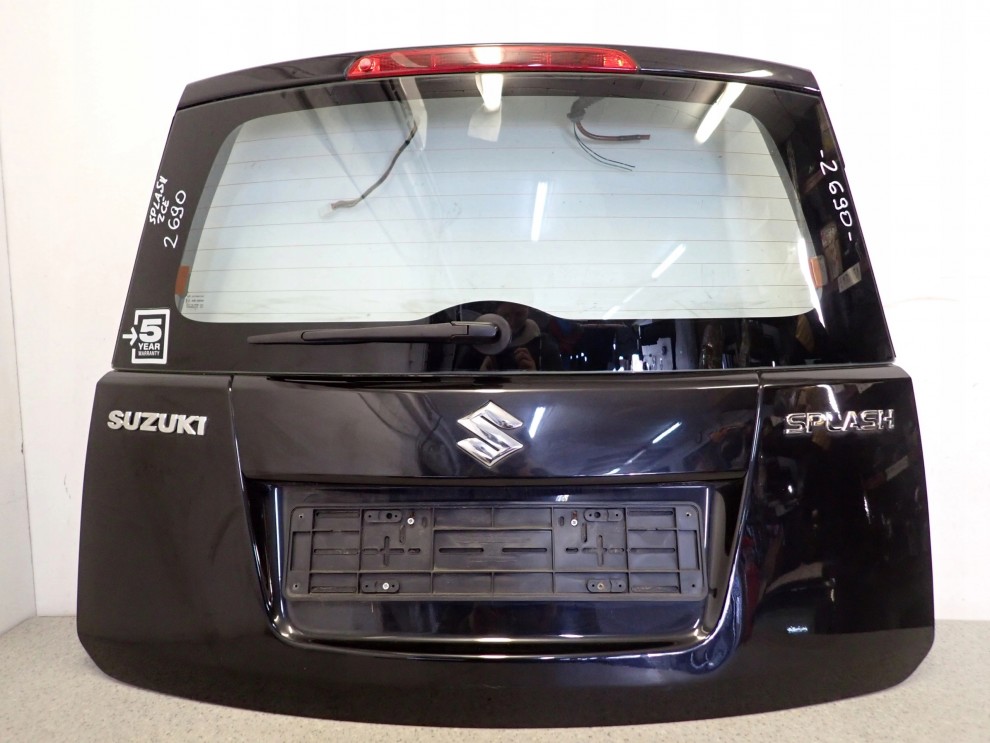 SUZUKI SPLASH 08-14 KLAPA TYLNA BAGAŻNIKA ZCE 9/11