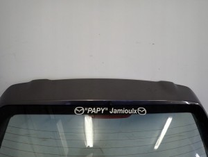 MAZDA3 MAZDA 3 BK 03-08 KLAPA BAGAŻNIKA SZYBA 6/10 MINIATURA