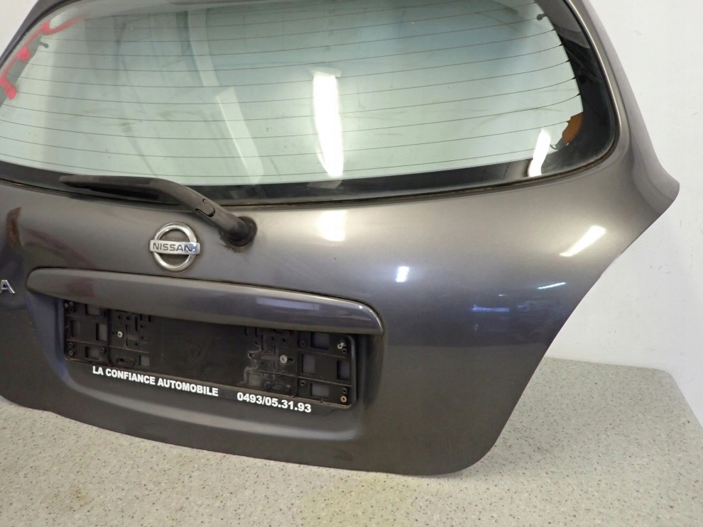 NISSAN ALMERA N16 HB 00-06 SZYBA TYLNA BAGAŻNIKA KLAPA NA SZYBĘ 2/10