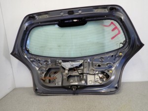 NISSAN ALMERA N16 HB 00-06 SZYBA TYLNA BAGAŻNIKA KLAPA NA SZYBĘ 9/10 MINIATURA