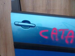 SUZUKI SPLASH 08-14 DRZWI PRZEDNIE PRAWE ZDQ 4/11 MINIATURA