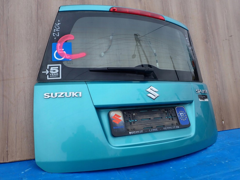 SUZUKI SPLASH 08-14 KLAPA TYLNA BAGAŻNIKA ZKC 3/7