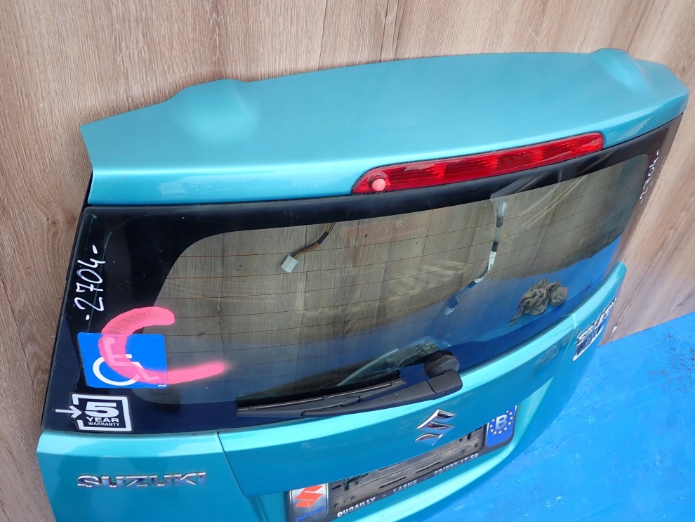 SUZUKI SPLASH 08-14 KLAPA TYLNA BAGAŻNIKA ZKC 4/7
