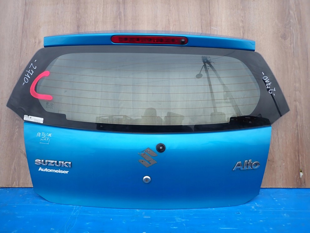 SUZUKI ALTO 09-14 KLAPA BAGAŻNIKA SZYBA TYLNA ZKY 1/9