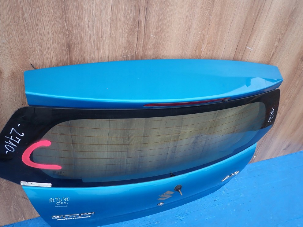 SUZUKI ALTO 09-14 KLAPA BAGAŻNIKA SZYBA TYLNA ZKY 4/9