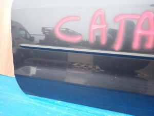 MAZDA 5 MAZDA5 05-10 DRZWI PRZEDNIE LEWE 28B 8/14 MINIATURA