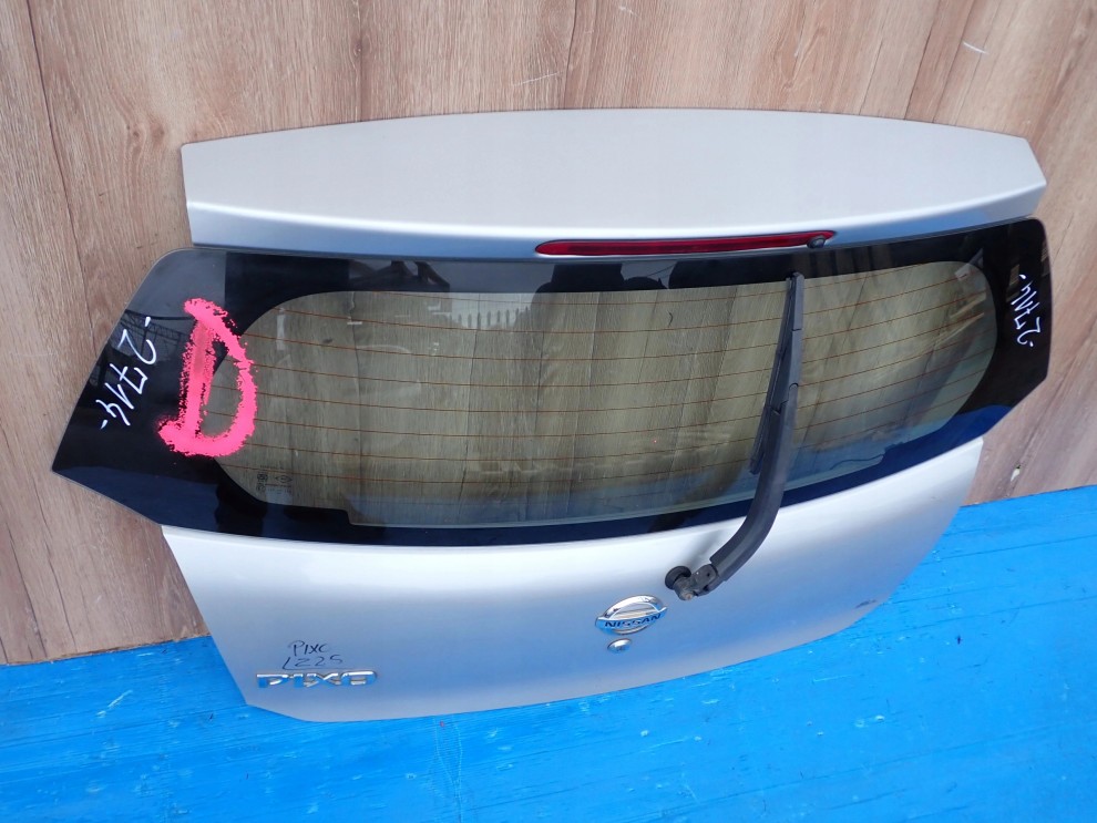 NISSAN PIXO 09-14 KLAPA BAGAŻNIKA SZYBA TYLNA Z2S 2/8