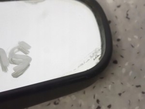 SUZUKI SWIFT MK7 5D 10-16 LUSTERKO WEWNĘTRZNE WSTECZNE 5/6 MINIATURA