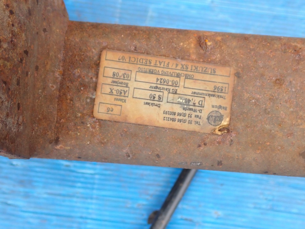 SUZUKI SX4 06-12 HAK HOLOWNICZY 7/8