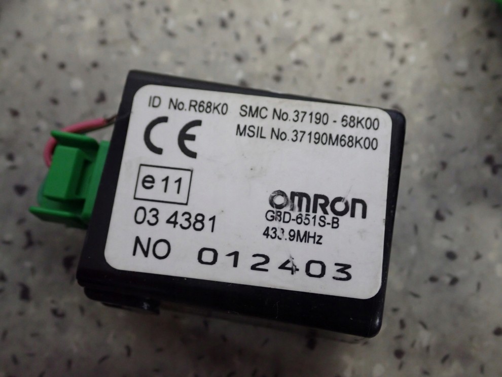 SUZUKI ALTO 09- 1.0 i ZESTAW STARTOWY STACYJKA KOMPUTER IMMO 3/4