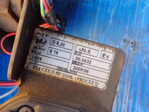 KIA CEED HATCHBACK I 06- HAK HOLOWNICZY 4/8 MINIATURA