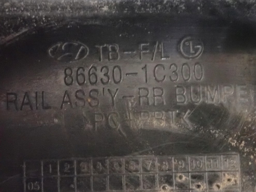 HYUNDAI GETZ 06-10 BELKA ZDERZAKA TYŁ 7/7