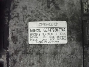 TOYOTA COROLLA VERSO 04- 2.2 D4D KOMPRESOR KLIMY D-CAT 9/10 MINIATURA