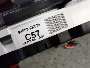 KIA SOUL I 1.6 CRDI 09- LICZNIK ZEGARY 6/6 MINIATURA