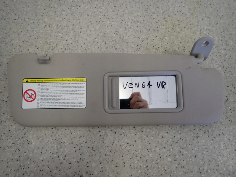 KIA VENGA 09- DASZEK PRZECIWSŁONECZNY PRAWY 2/5