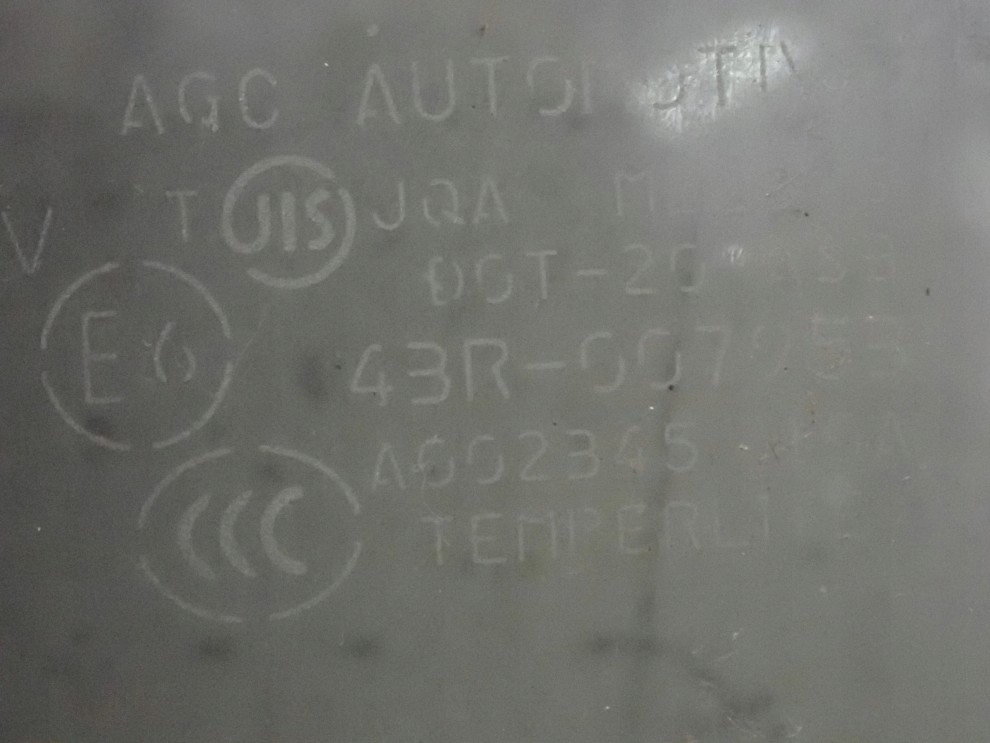 MITSUBISHI ASX 10-16 SZYBA TYLNA LEWA DRZWIOWA 4/4