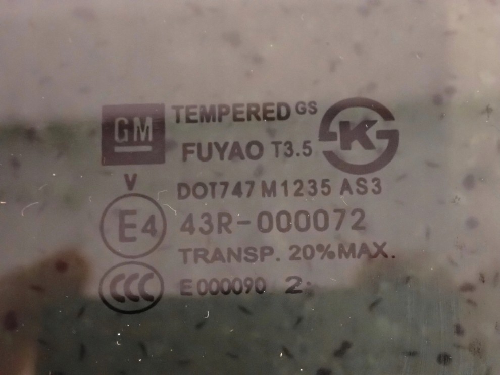 CHEVROLET ORLANDO 10- SZYBA TYLNA LEWA PRZYCIEMNIANA 5/5