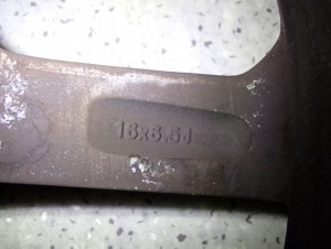 TOYOTA VERSO 09-13 FELGI ALUMINIOWE ALUFELGI 9/9 MINIATURA