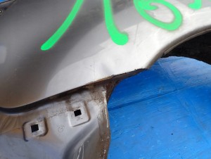 MITSUBISHI ASX 10-19 BŁOTNIK TYLNY PRAWY ĆWIARTKA U17A 5/10 MINIATURA