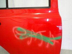 NISSAN MICRA K12 03-10 5d DRZWI TYLNE PRAWE Z10 5/16 MINIATURA